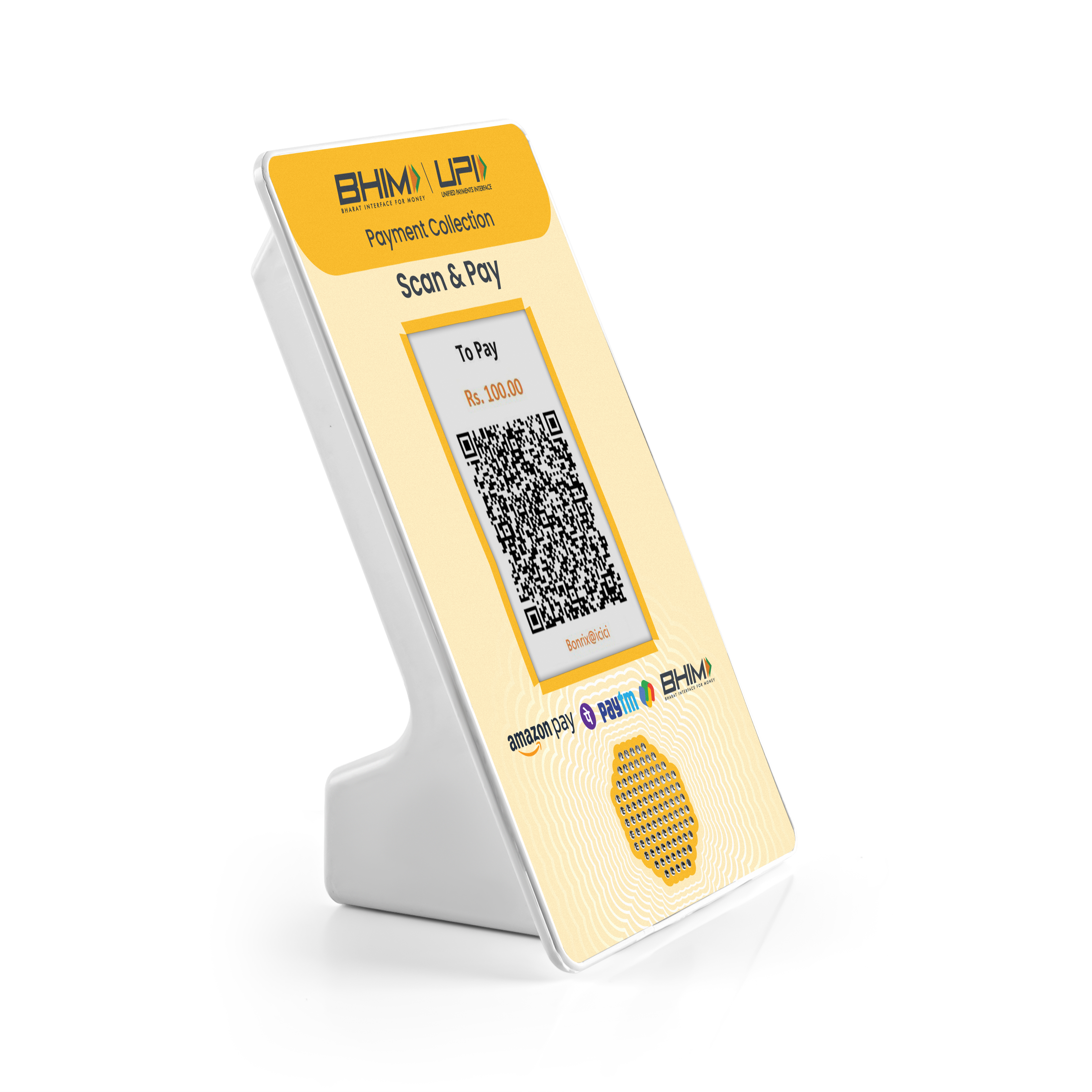 USB soundbox on retail checkout counter