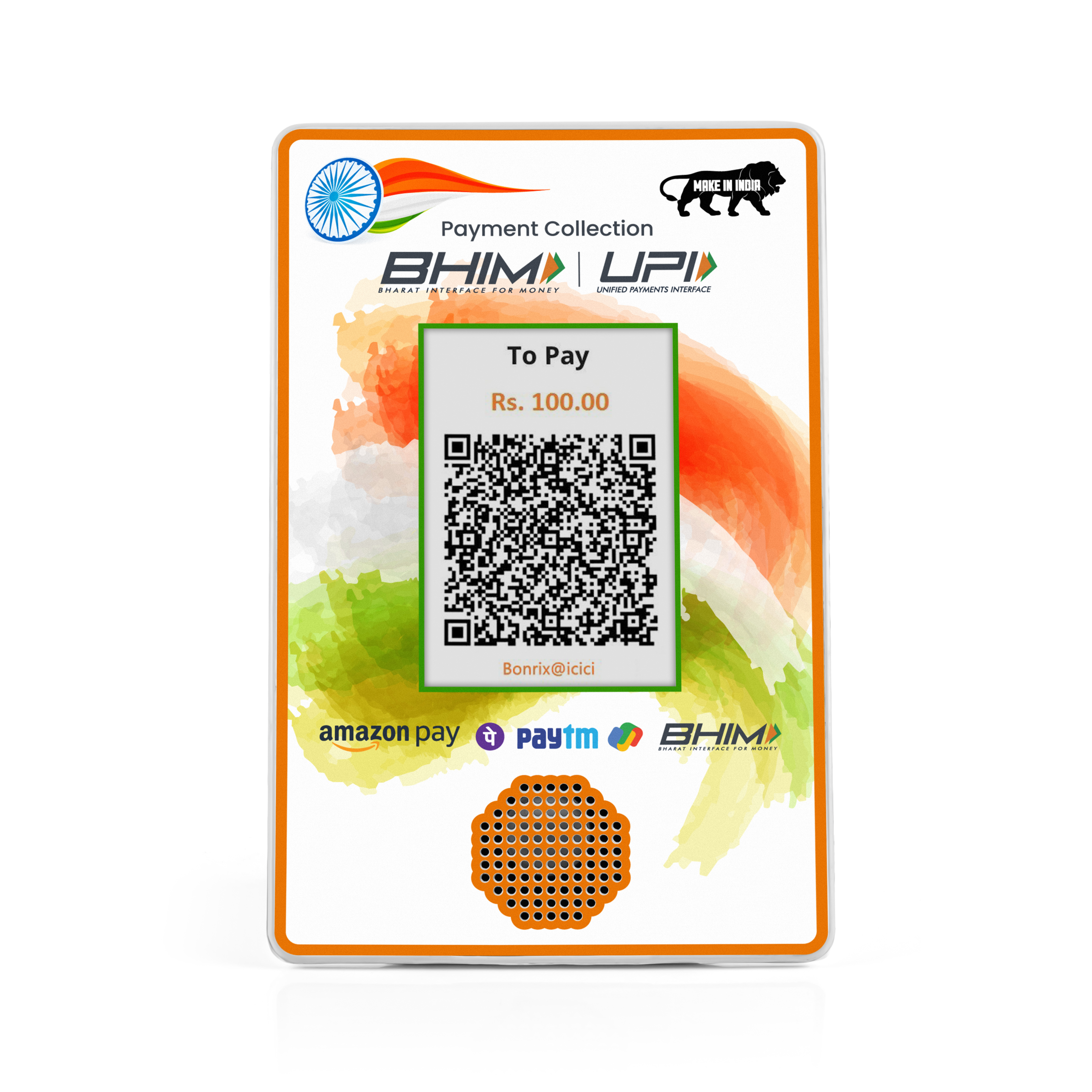 Wired model of digital QR terminal with real-time sync
