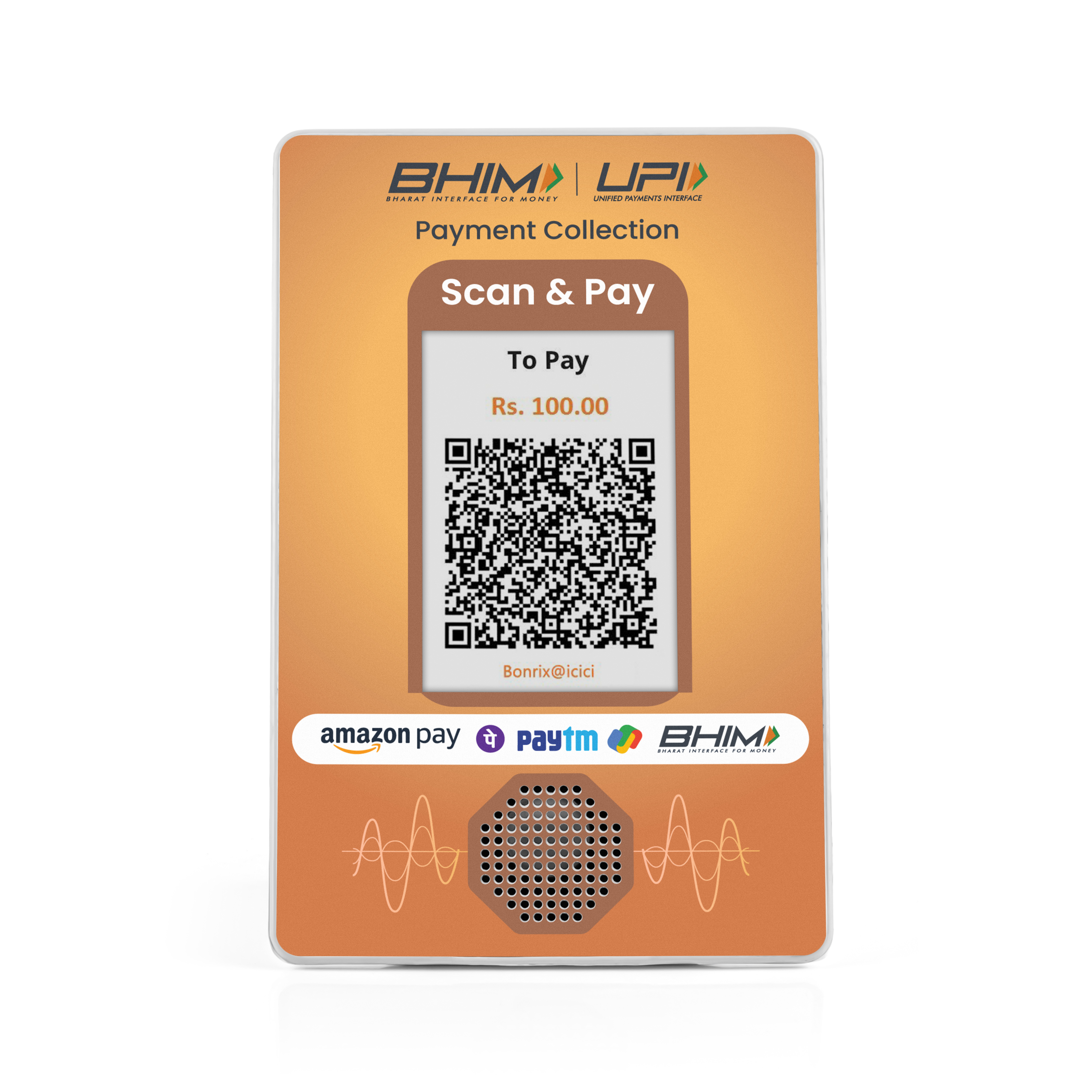 Dynamic QR generation at outdoor vendor stall