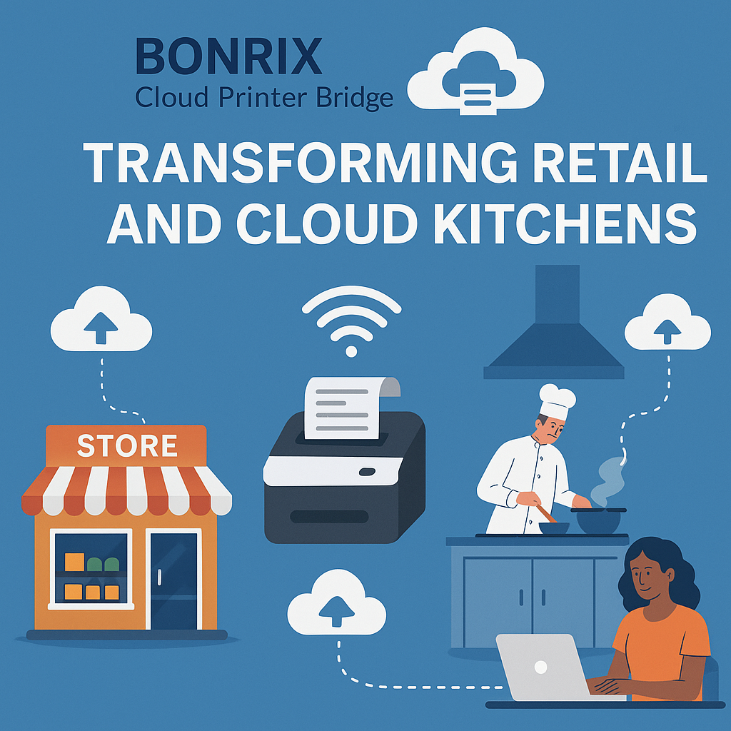 Bonrix Cloud Printer Bridge: Transforming Retail and Cloud Kitchens
                                                    