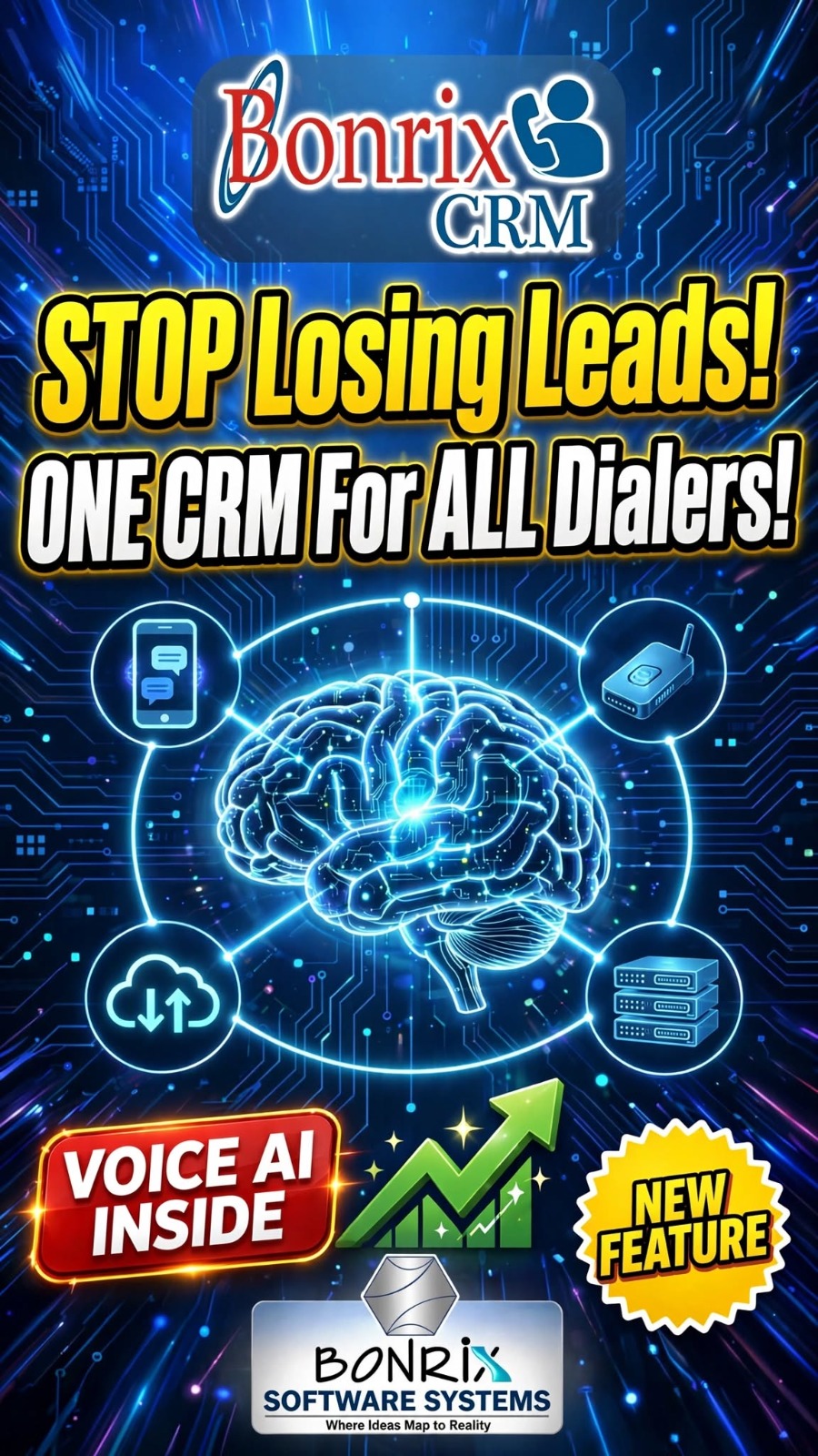 Bonrix CRM & Call Center Auto Dialer