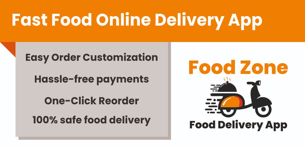 Personalized Delivery App for Your Business: Includes fruit and vegetable delivery, food delivery for restaurants, and grocery delivery for kirana and general stores. Features cash-on-delivery and BHIM UPI QR code payments.