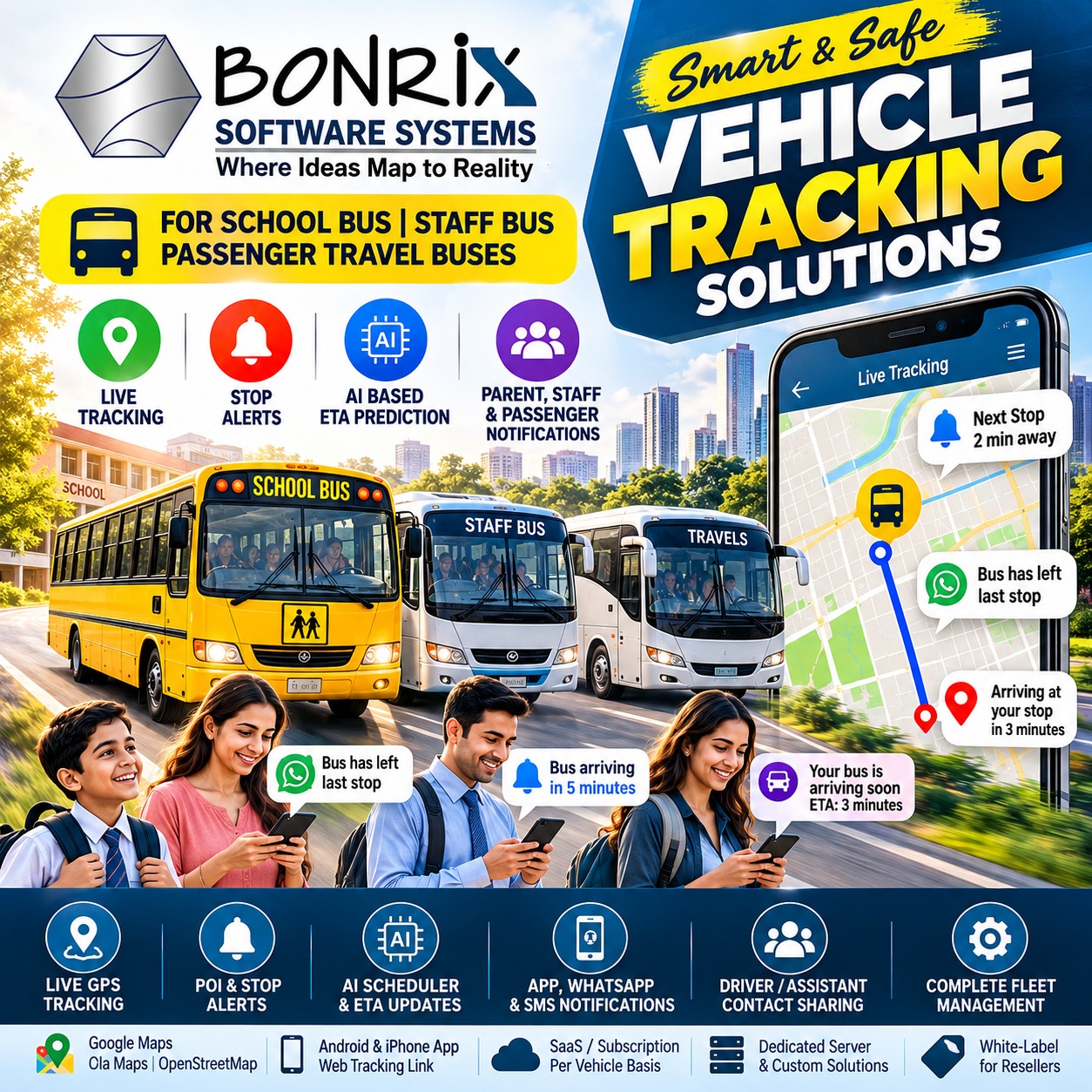 Bonrix AI GPS Bus Tracking Solutions
                                                                            