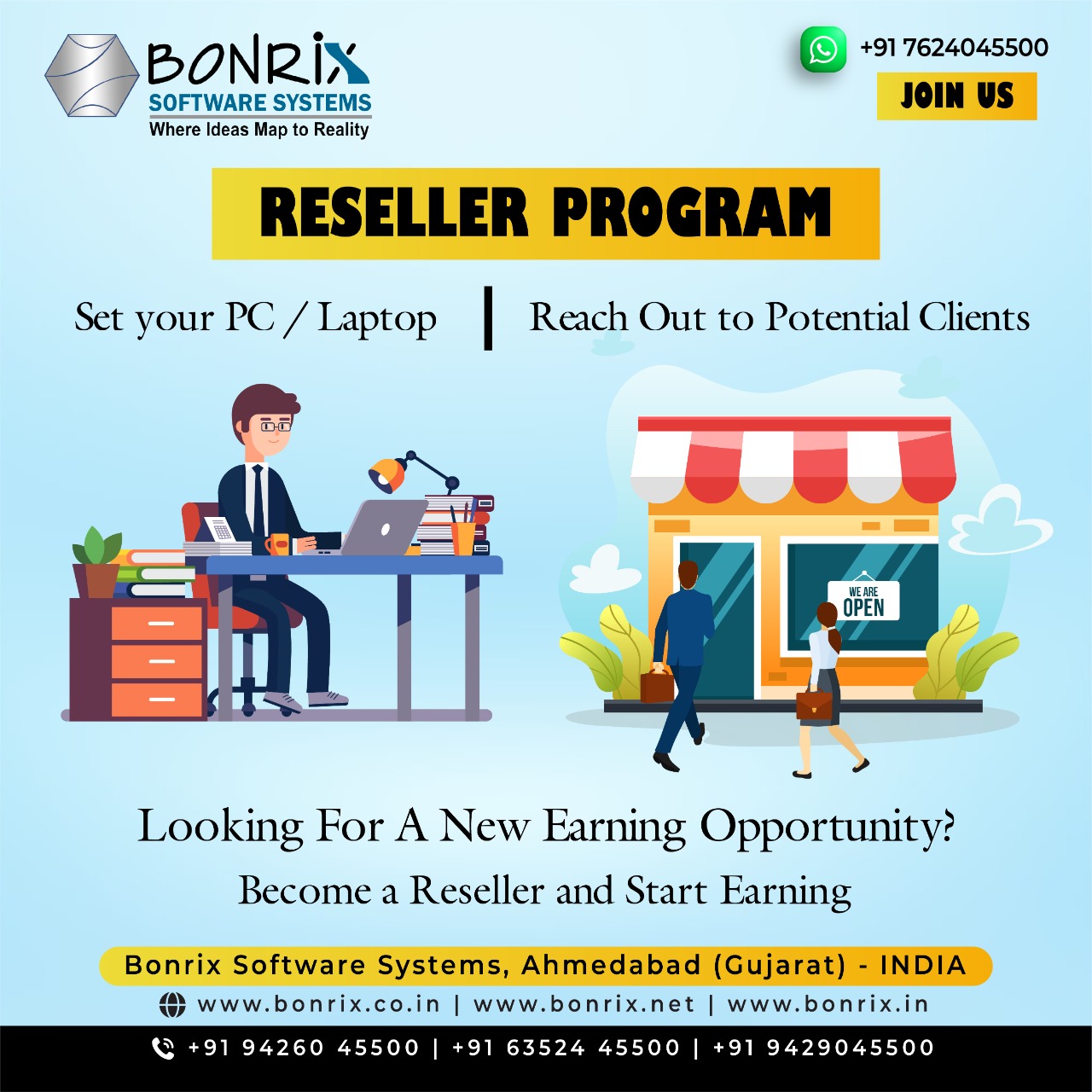 Software Reseller Program - Set your PC or Laptop, reach out to potential clients, and start earning with a new opportunity