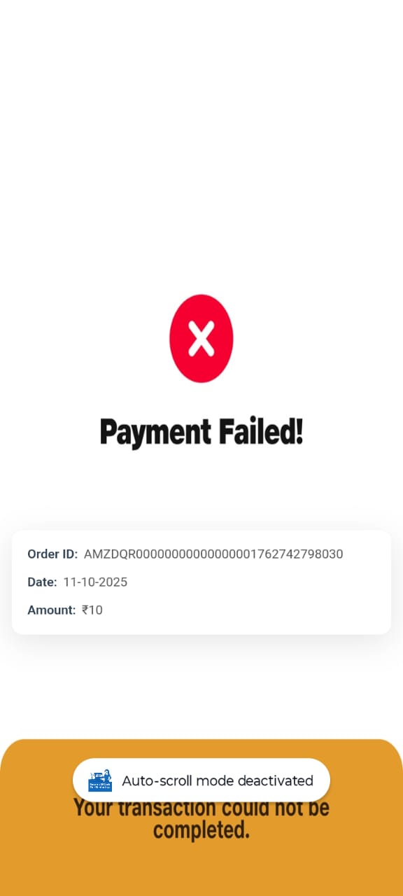 Payment pending