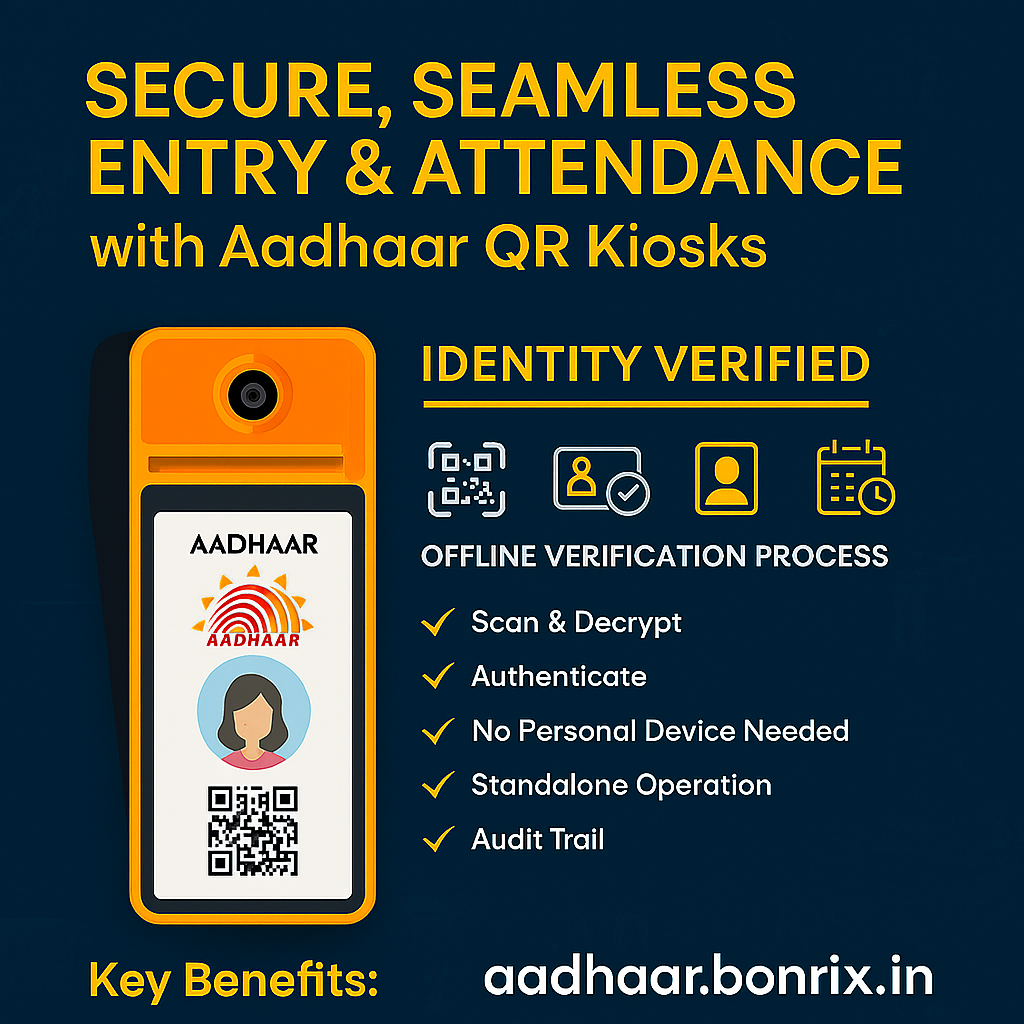 Revolutionize Field & Remote Attendance with Offline Aadhaar QR Verification
