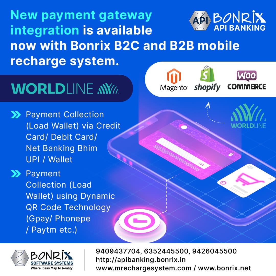 Bonrix Partners with Worldline Ingenico E-payments Pvt Ltd for comprehensive payment gateway integration including various payment options and multiple currencies